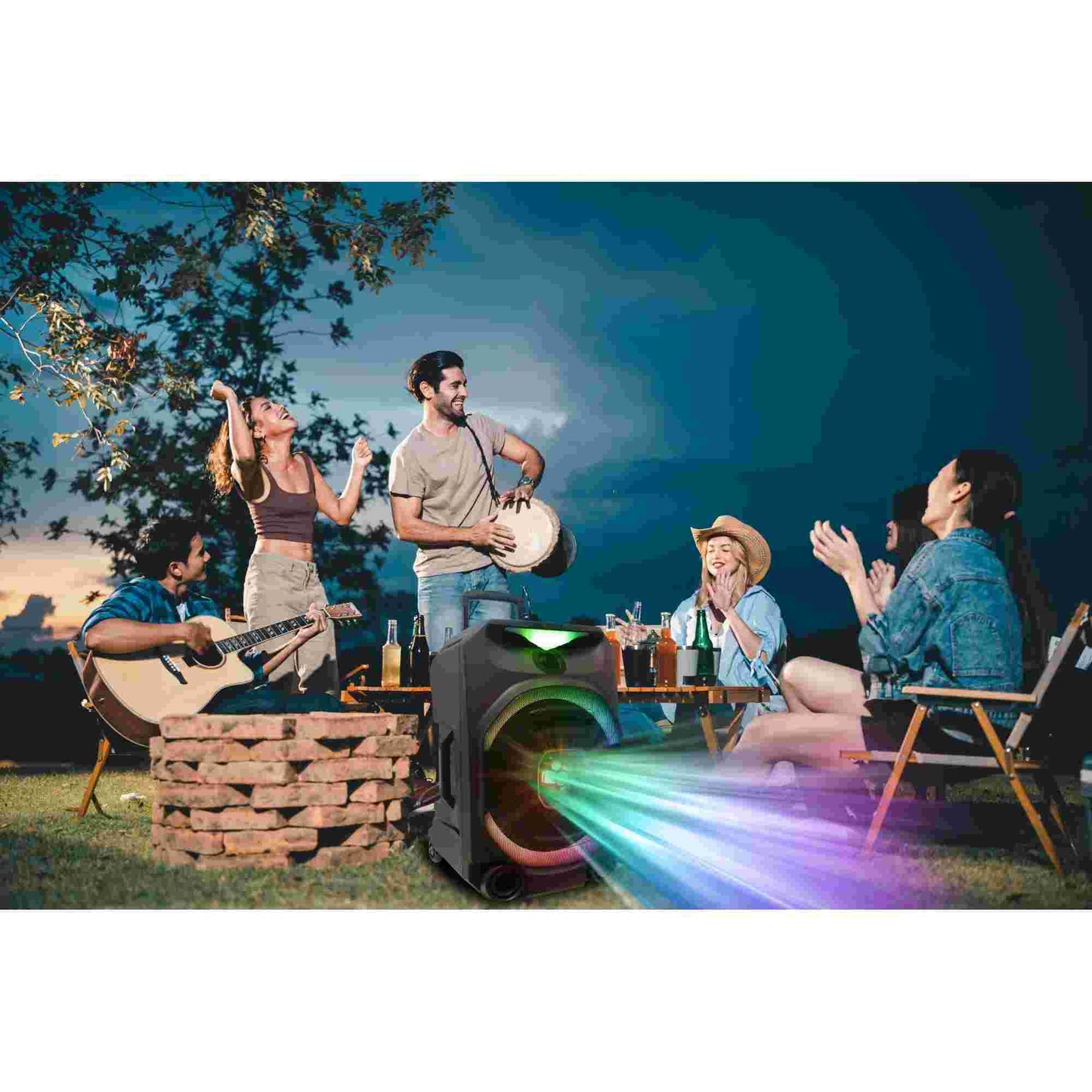 N-Gear | The Flash 1550 Disco with LED Lighting & Microphone