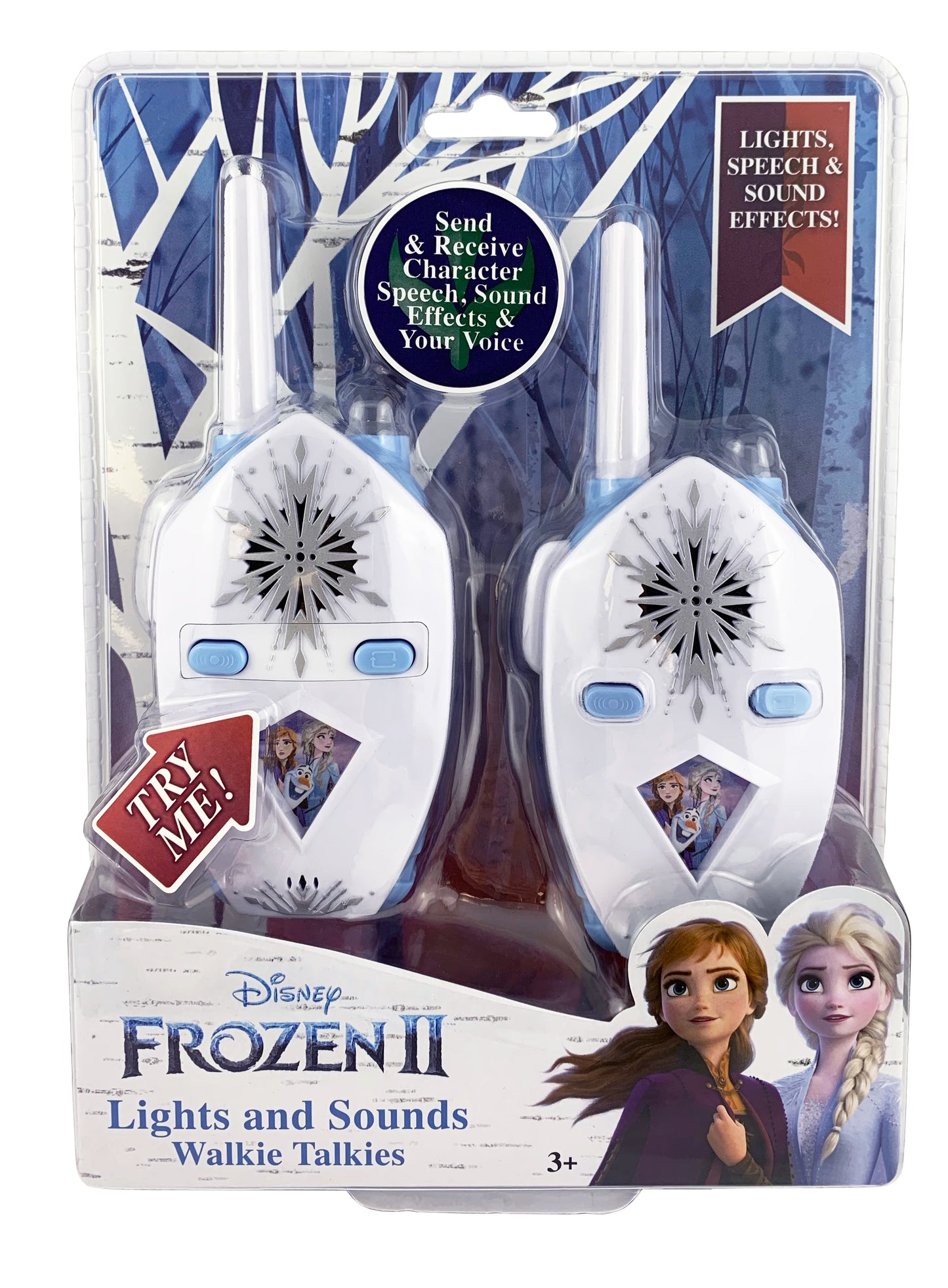 Frozen | Walkie Talkies with Extended Range, Lights & Sound Effects - xploregifts