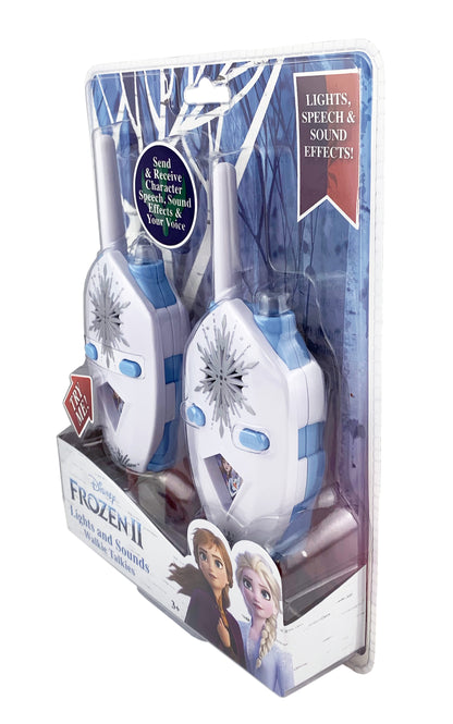 Frozen | Walkie Talkies with Extended Range, Lights & Sound Effects - xploregifts