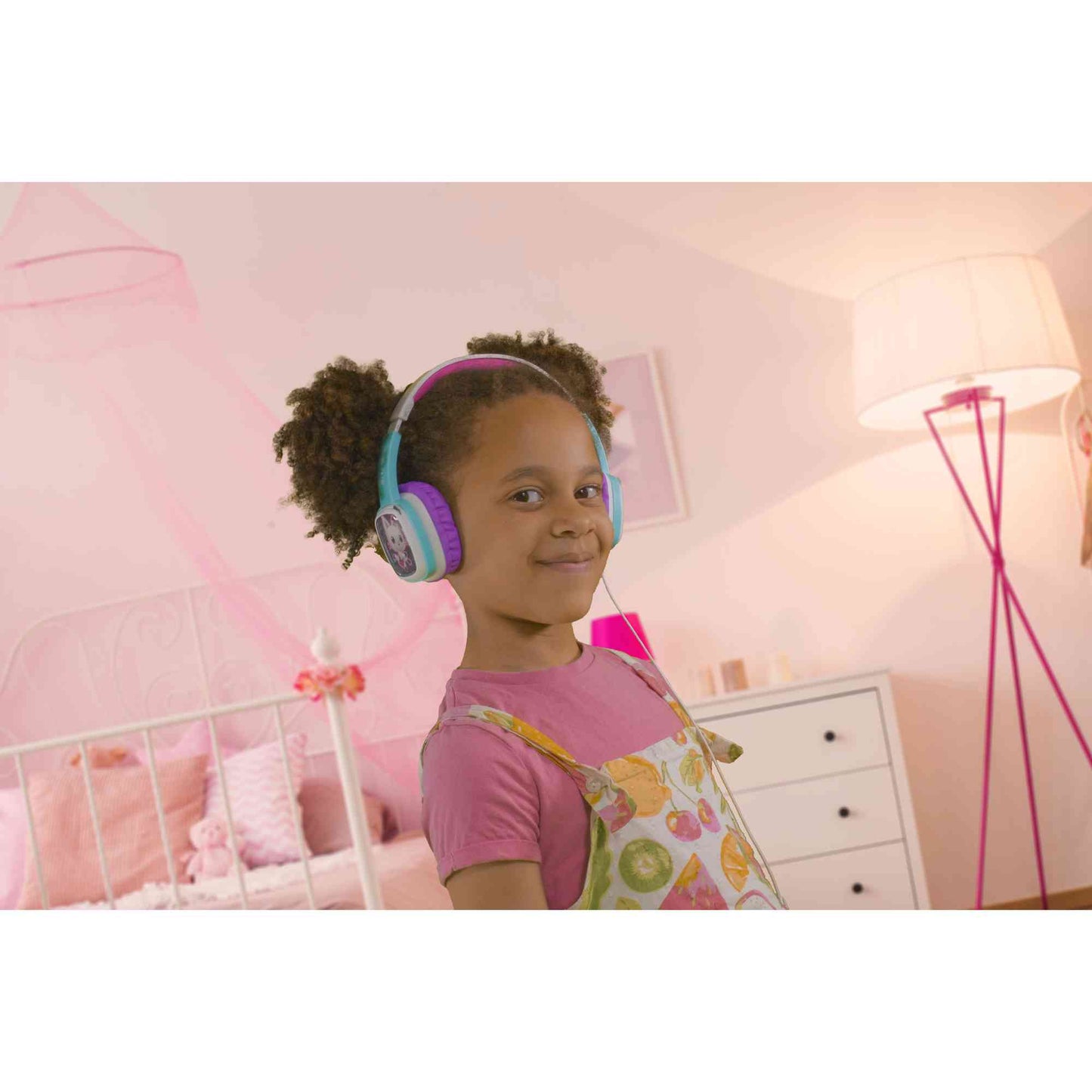Lazerbuilt | Gabby’s Dollhouse Wired Flip 'n' Switch Headphones