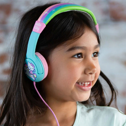 Hello Kitty | Rainbow Kitty Pink Kids Headphones