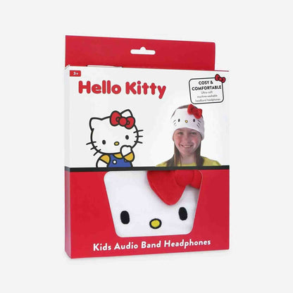 OTL | Hello Kitty Kid's Fleece Audio Band Washable Wired Headphones