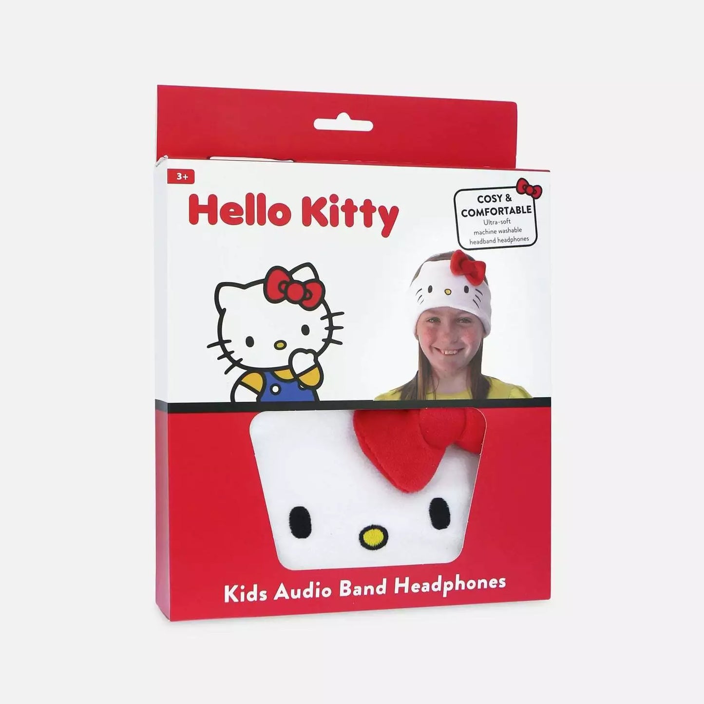 OTL | Hello Kitty Kid's Fleece Audio Band Washable Wired Headphones