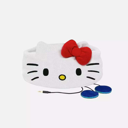 OTL | Hello Kitty Kid's Fleece Audio Band Washable Wired Headphones