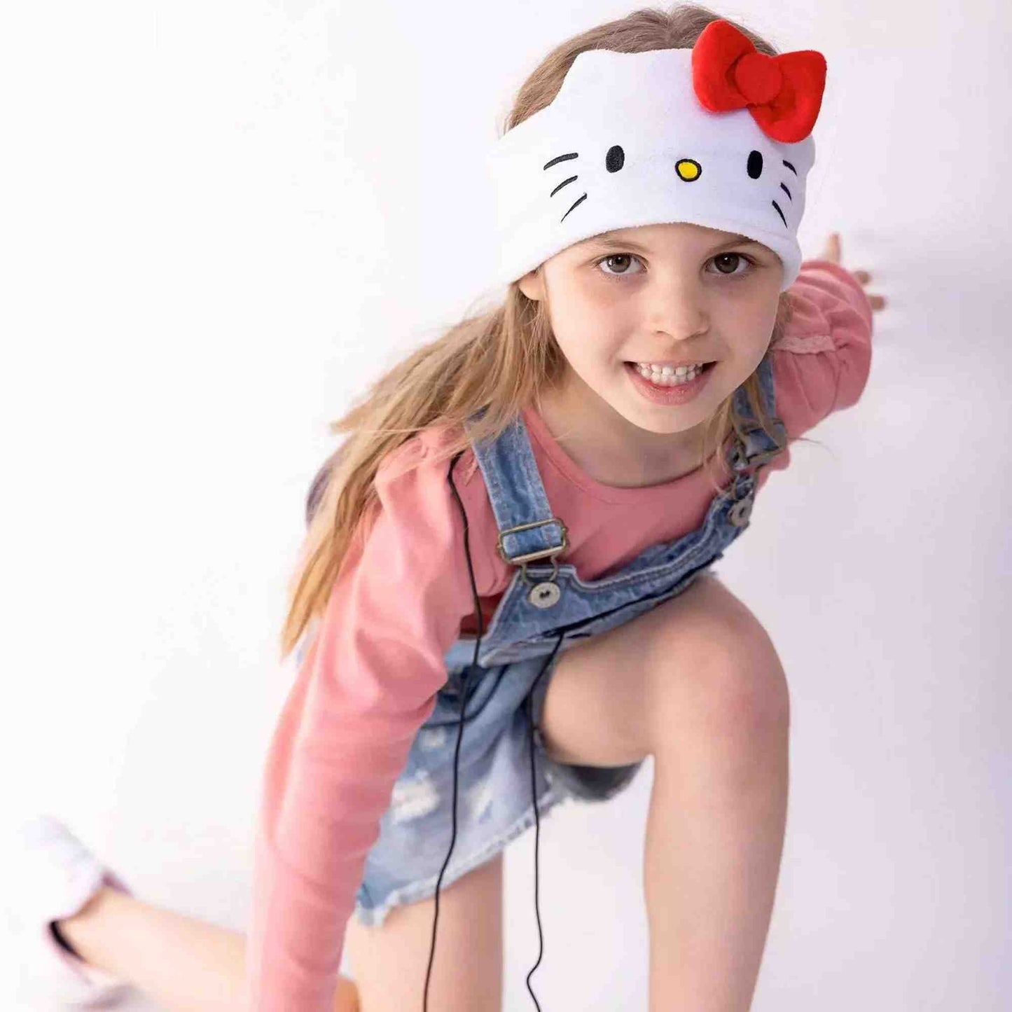 OTL | Hello Kitty Kid's Fleece Audio Band Washable Wired Headphones