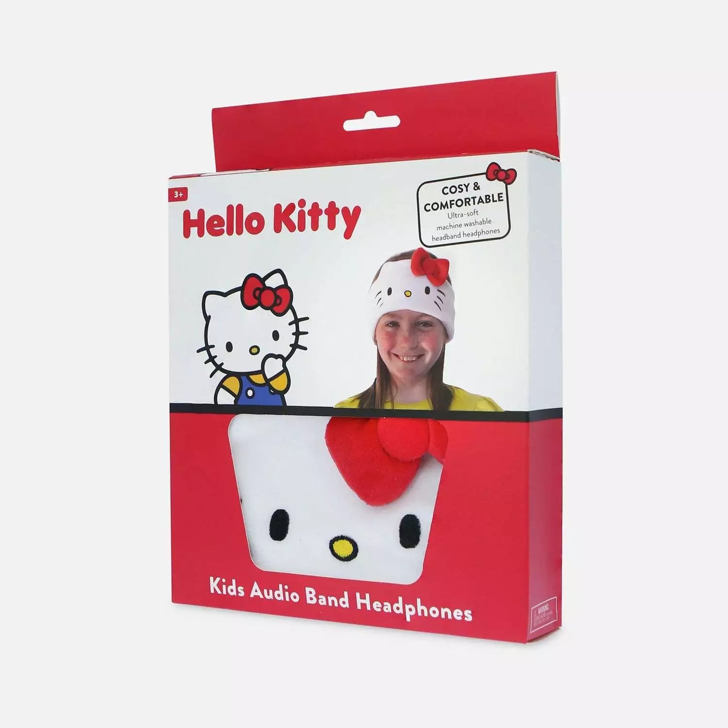 OTL | Hello Kitty Kid's Fleece Audio Band Washable Wired Headphones