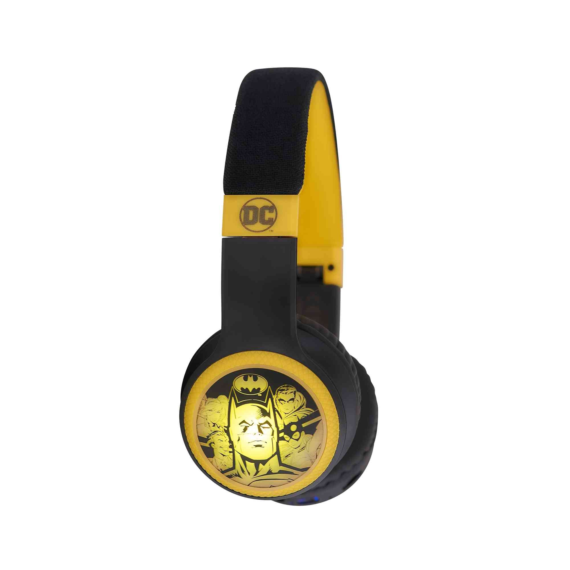 Lazerbuilt | Batman Logo Light-Up Bluetooth Headphones