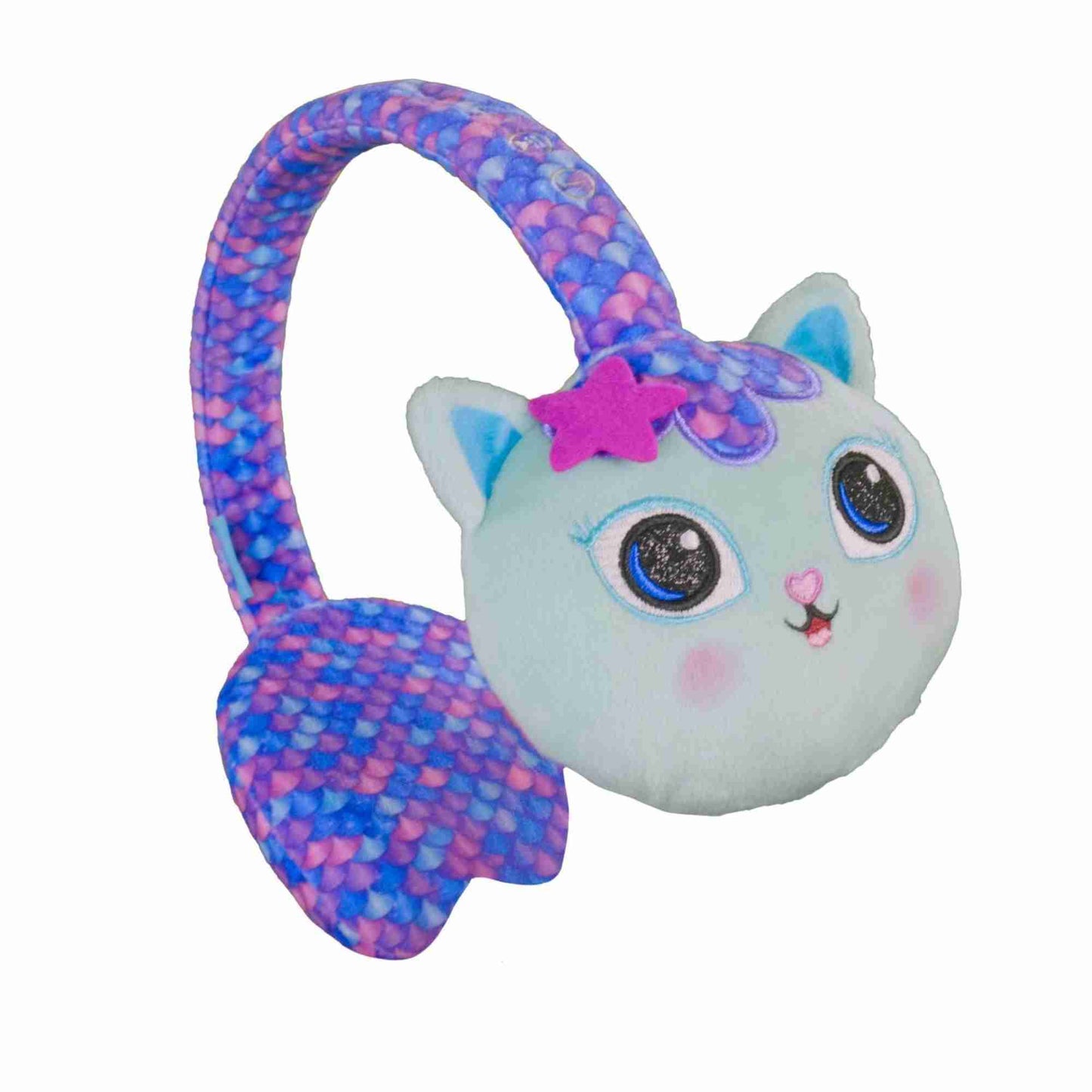 Lazerbuilt | Gabby’s Dollhouse Mercat Plush Bluetooth Headphones