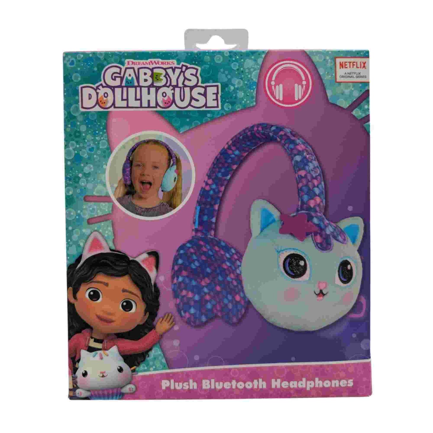 Lazerbuilt | Gabby’s Dollhouse Mercat Plush Bluetooth Headphones