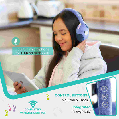 Lazerbuilt | Squishmallows Ingred Plush Bluetooth Headphones