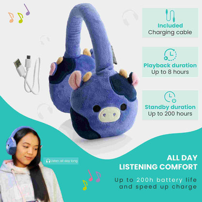 Lazerbuilt | Squishmallows Ingred Plush Bluetooth Headphones