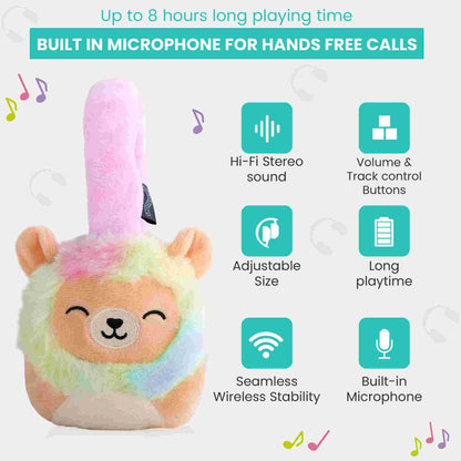 Lazerbuilt | Squishmallows Leonard Plush Bluetooth Headphones