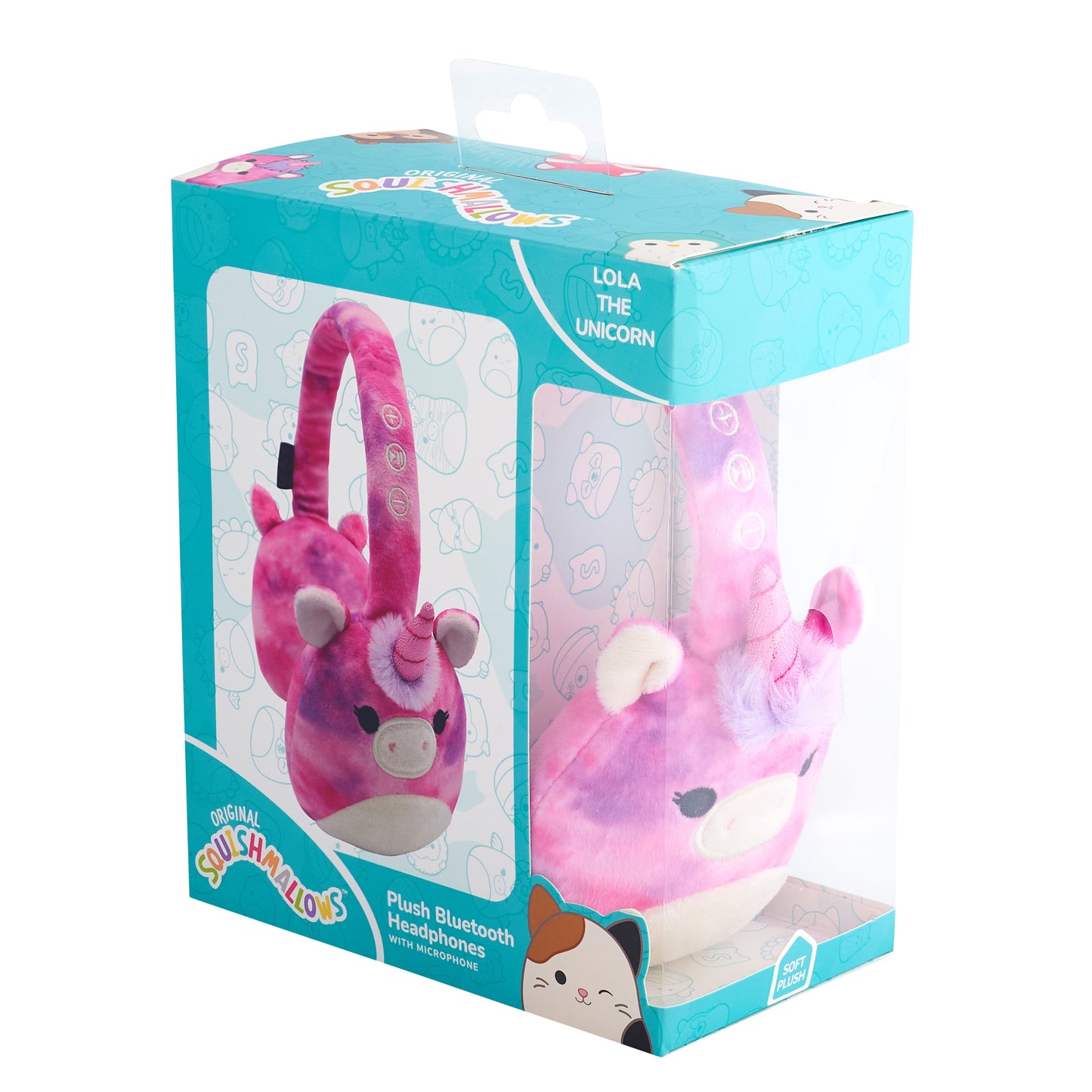 Lazerbuilt | Squishmallows Lola Plush Bluetooth Headphones