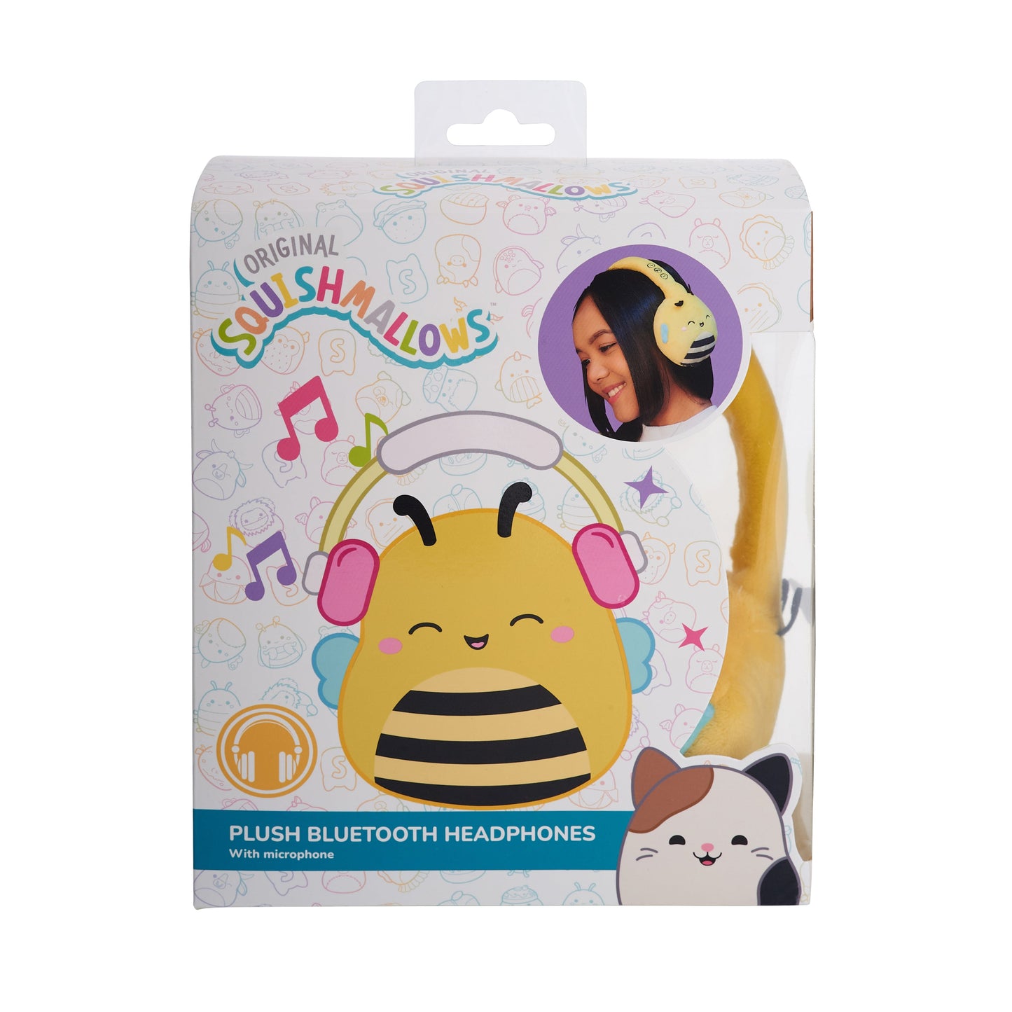 Lazerbuilt | Squishmallows Sunny Plush Bluetooth Headphones