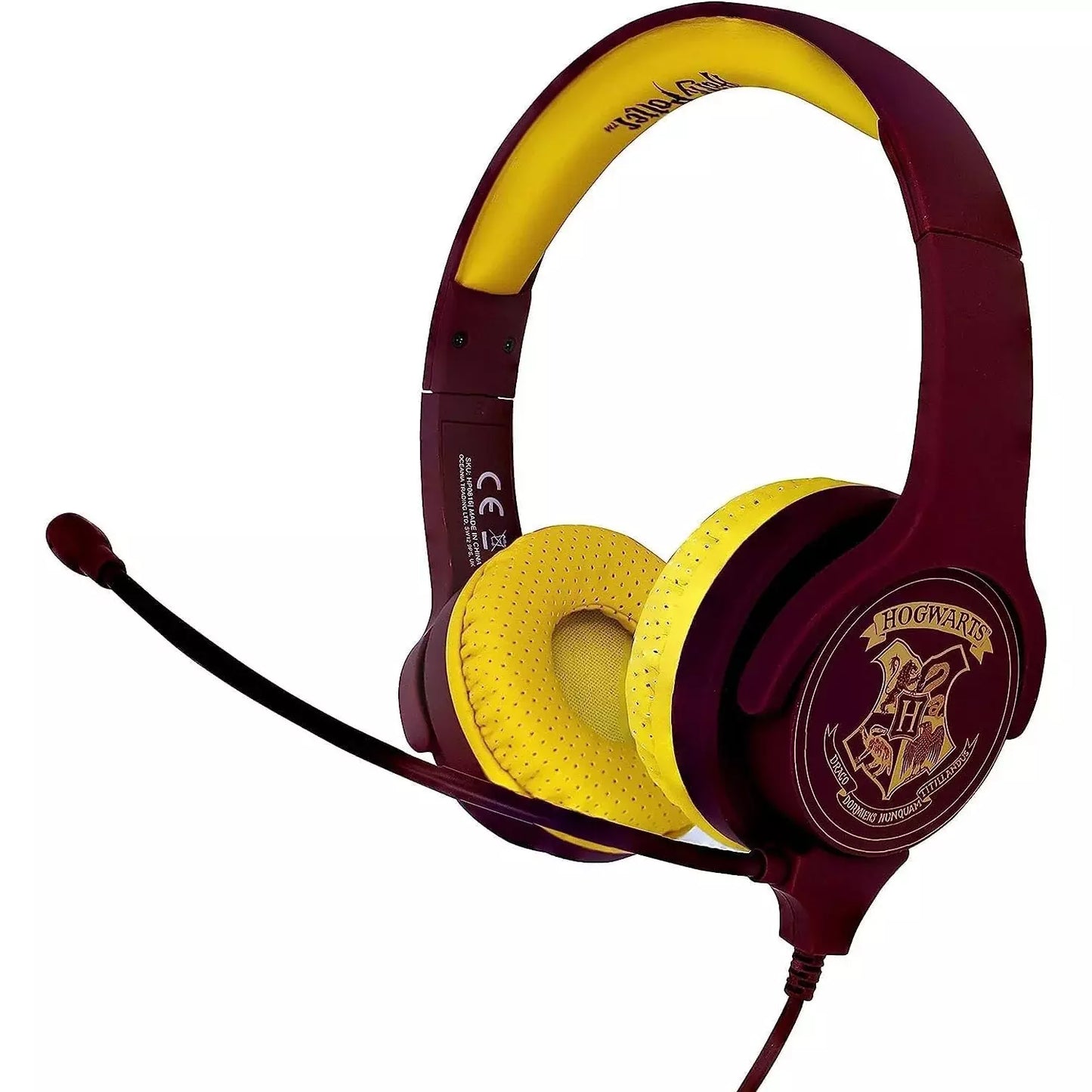 OTL | Harry Potter Hogwarts Crest Kid's Wired Headphones with Microphone