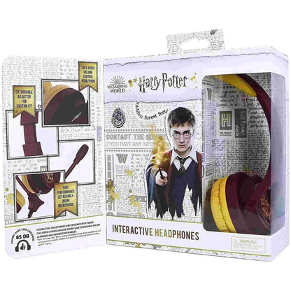 OTL | Harry Potter Hogwarts Crest Kid's Wired Headphones with Microphone