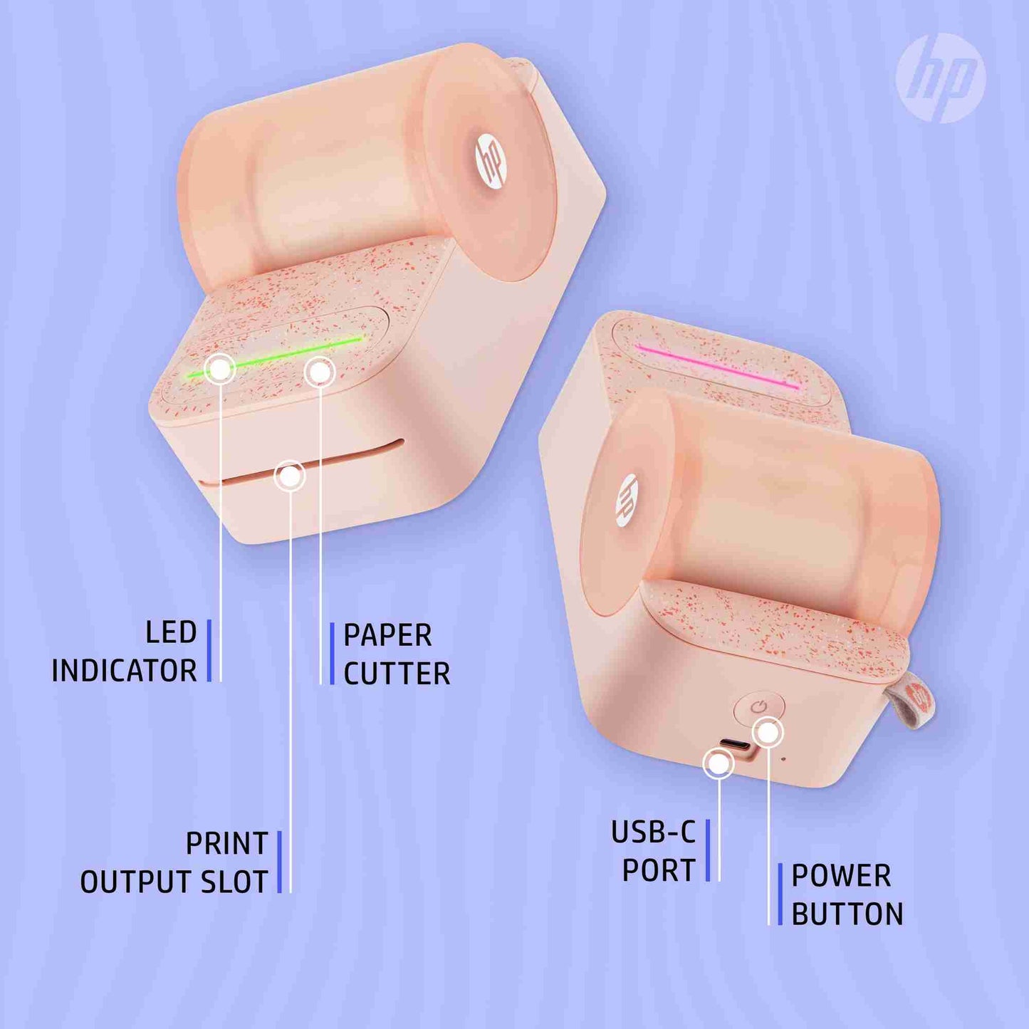 HP | HP Sprocket 500 Panorama Printer - Pink