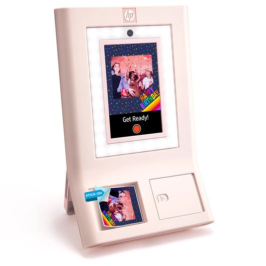 HP | HP Sprocket Photobooth Instant 3x4” Colour Photo Printer - Pink