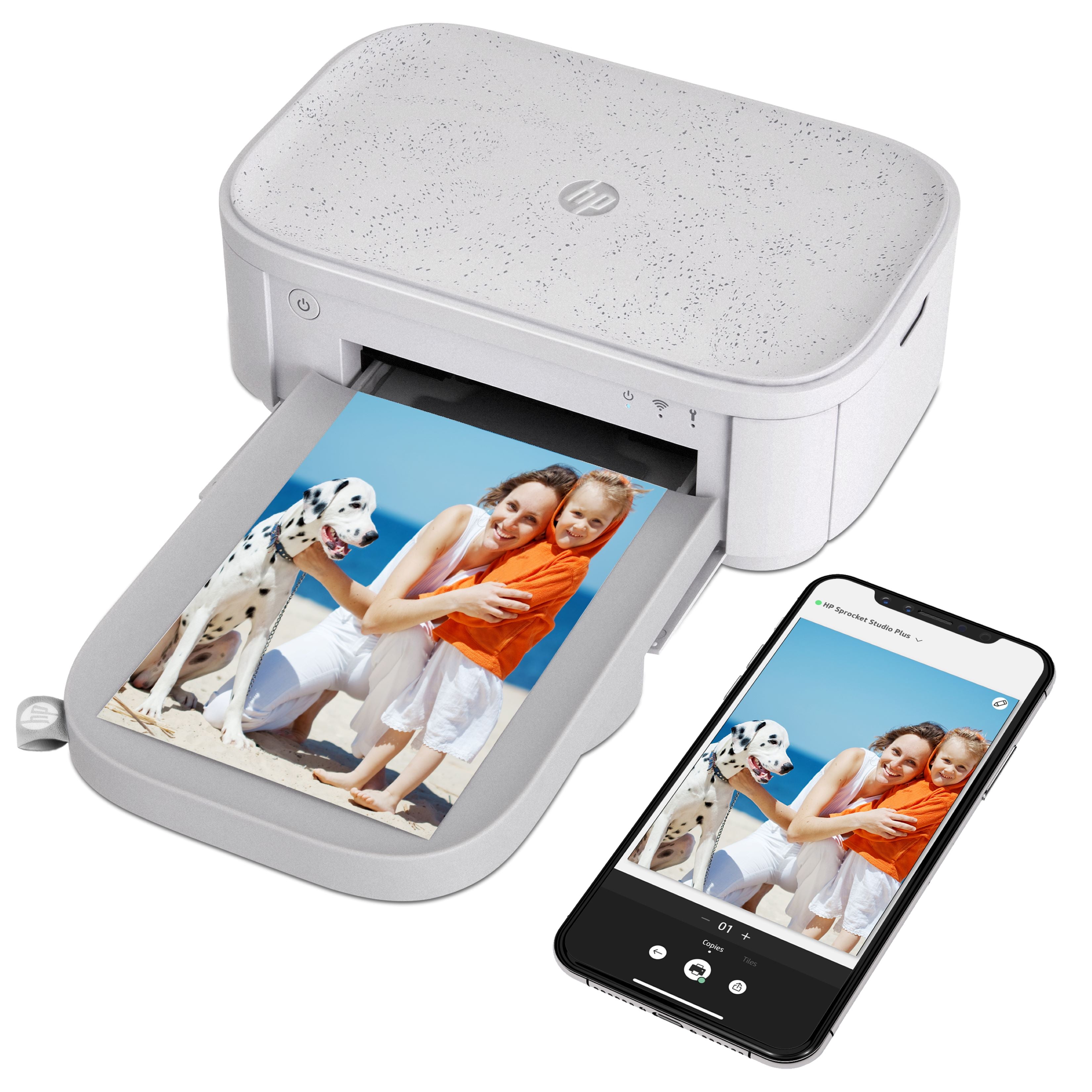 HP | HP Sprocket Studio Plus Bluetooth Instant Photo Printer