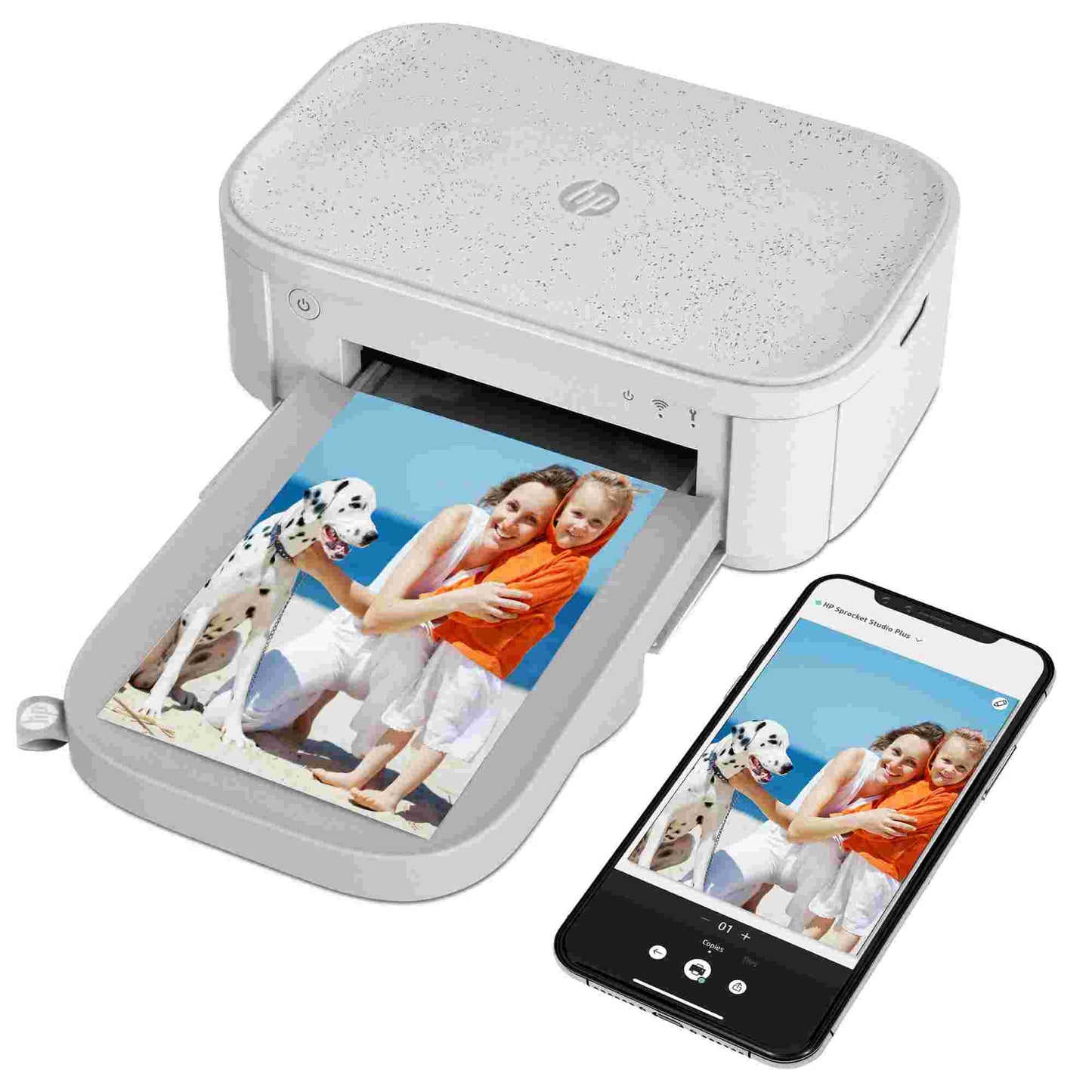 HP | HP Sprocket Studio Plus Bluetooth Instant Photo Printer