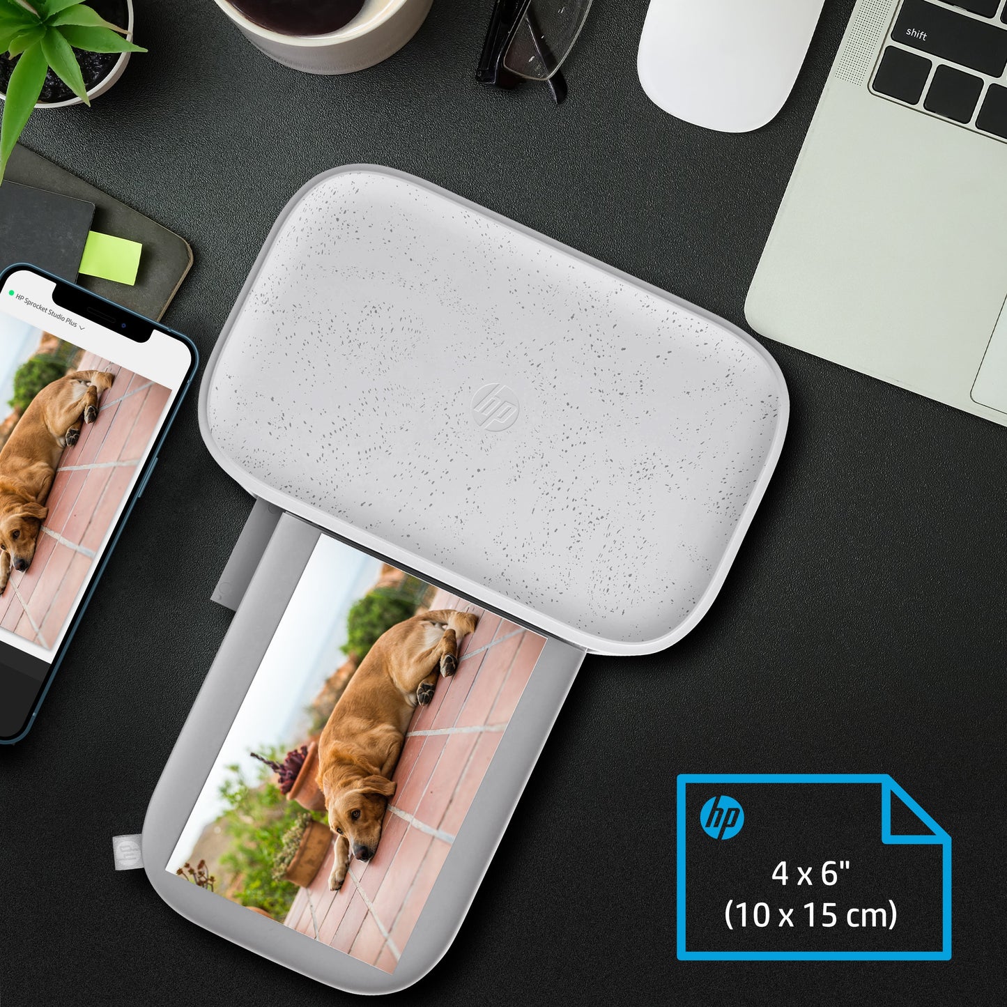 HP | HP Sprocket Studio Plus Bluetooth Instant Photo Printer