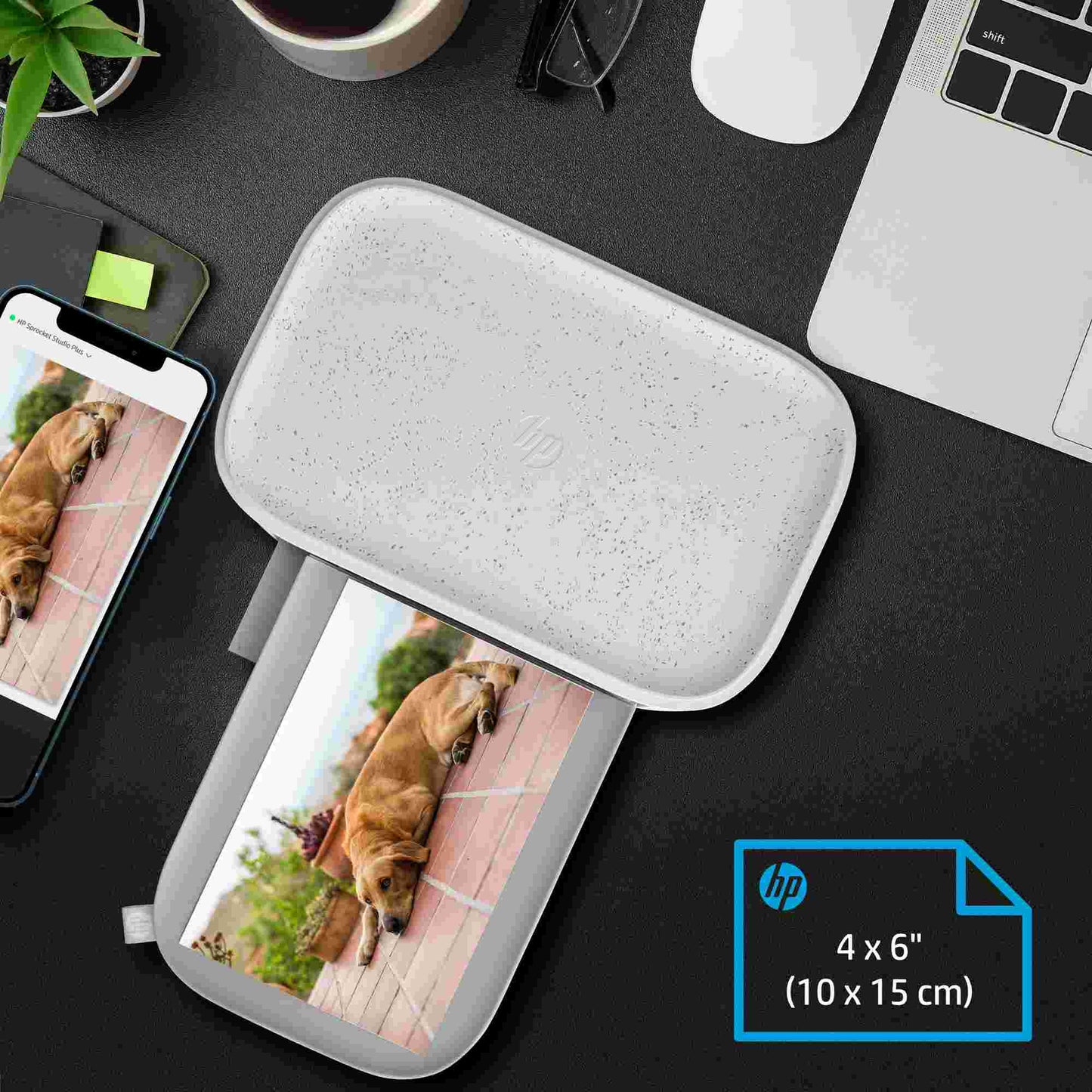 HP | HP Sprocket Studio Plus Bluetooth Instant Photo Printer