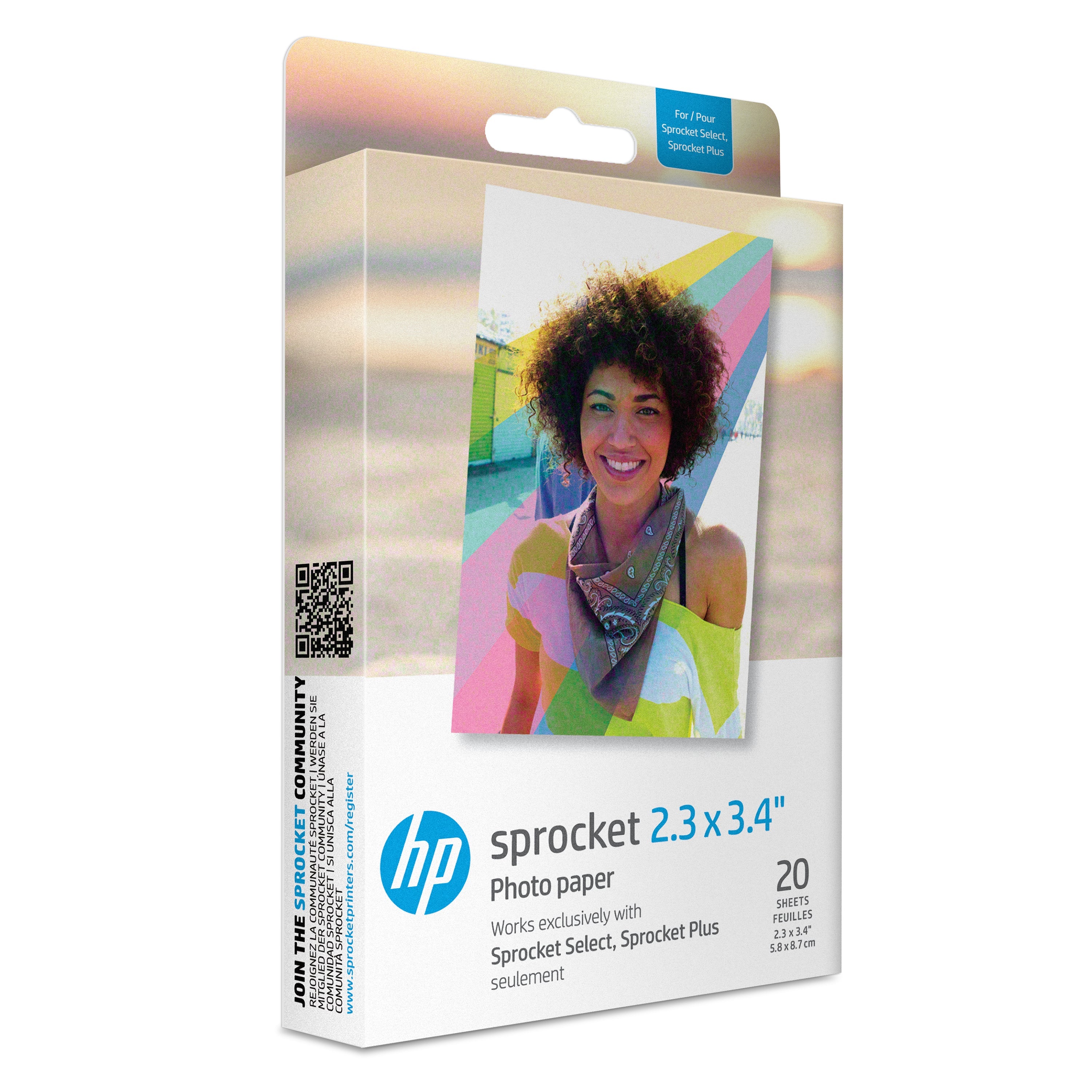 HP | 20 Sheets - HP Sprocket Select 20 Pack 2.3x3.4