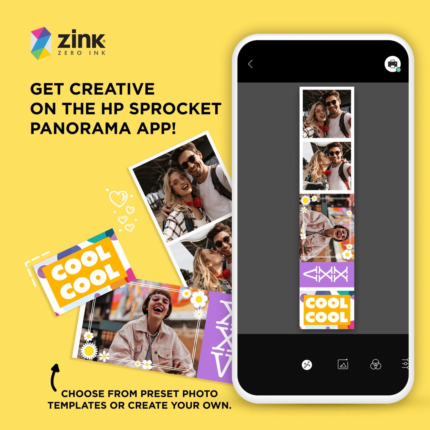 HP | HP Sprocket Panorama 16.4’ (5 Meter) Zink Paper Roll