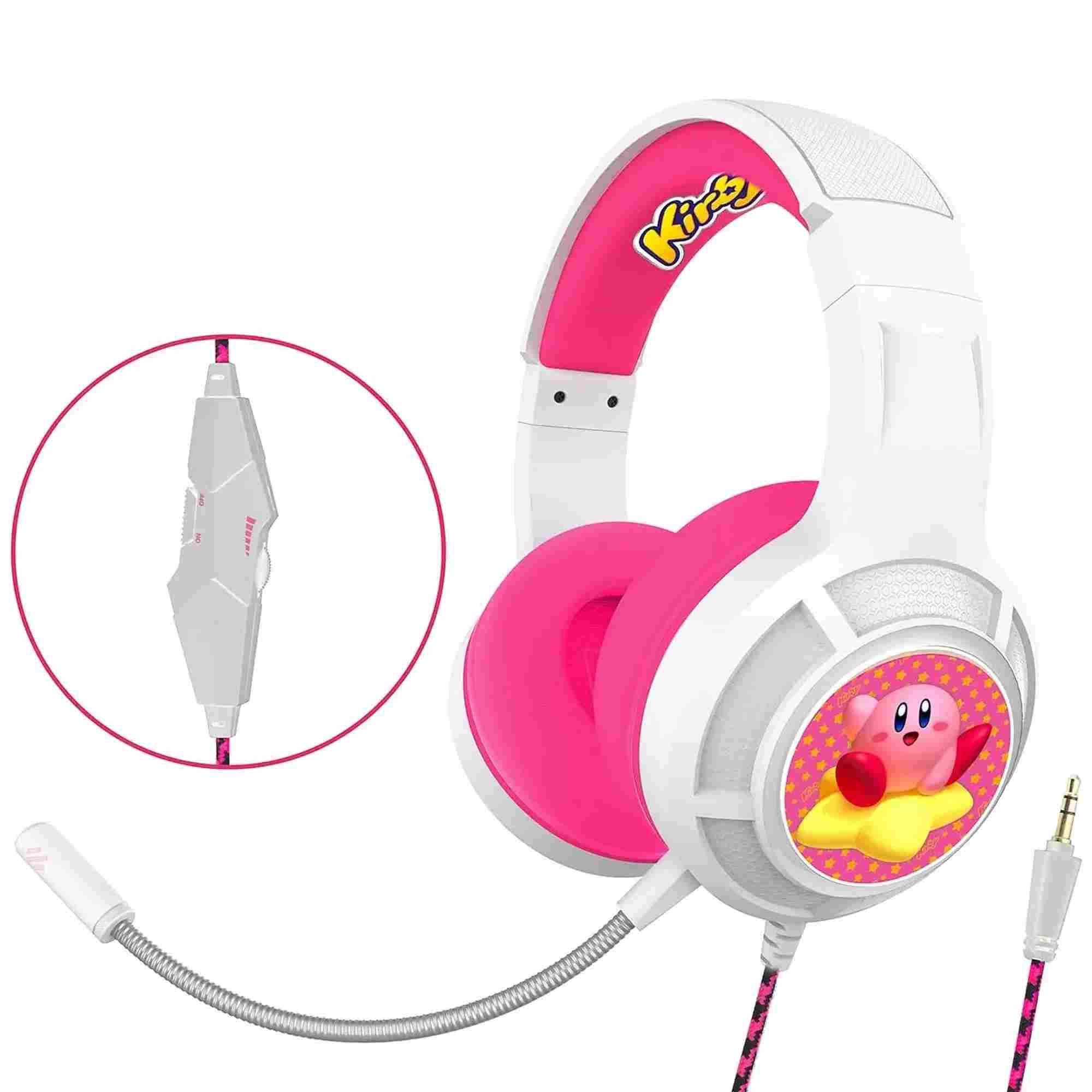 OTL | Kirby Kid's Wired Gaming Headphones with Detachable Microphone