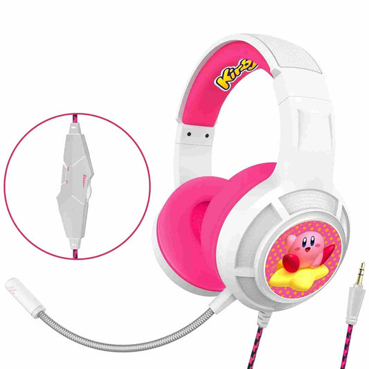 OTL | Kirby Kid's Wired Gaming Headphones with Detachable Microphone