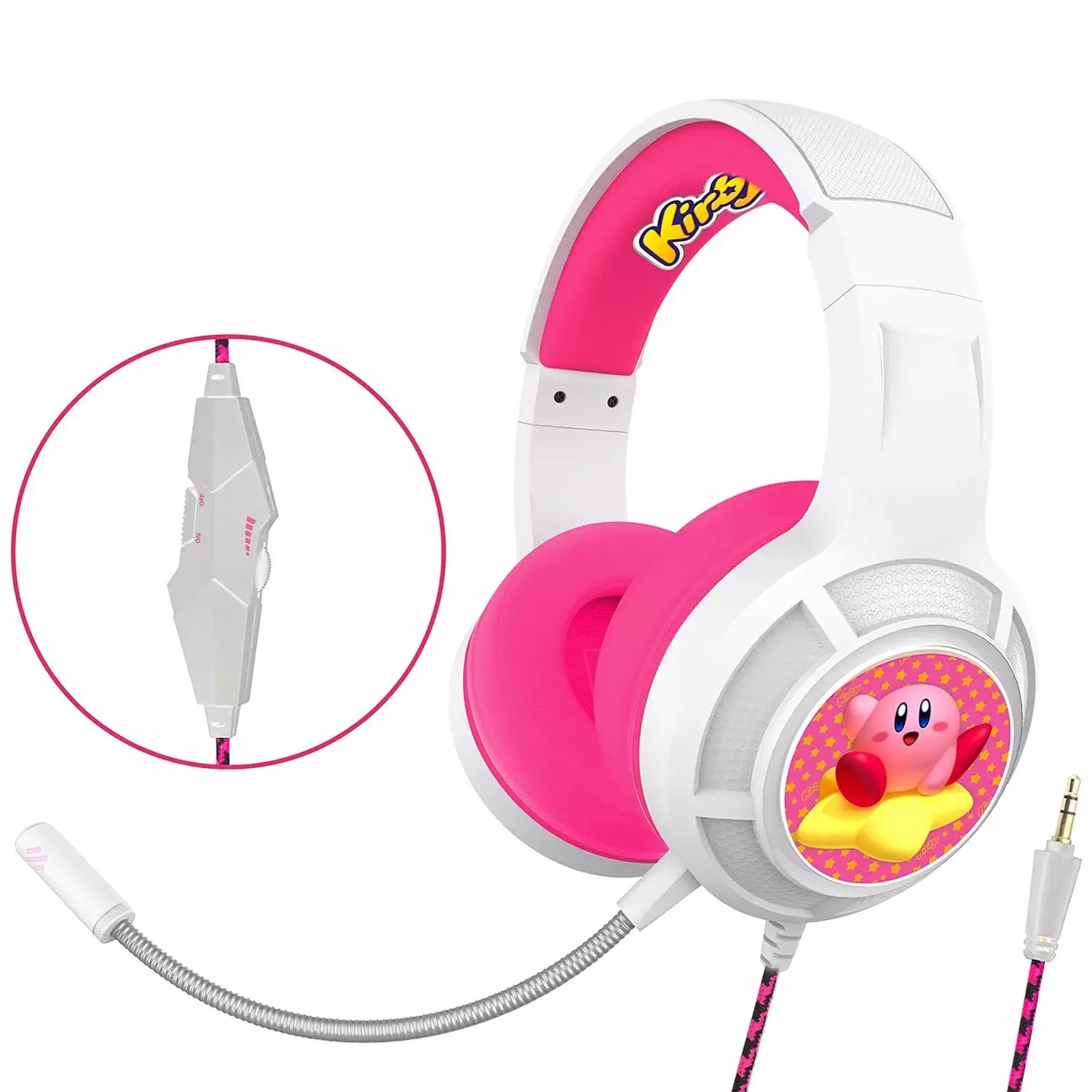 OTL | Kirby Kid's Wired Gaming Headphones with Detachable Microphone