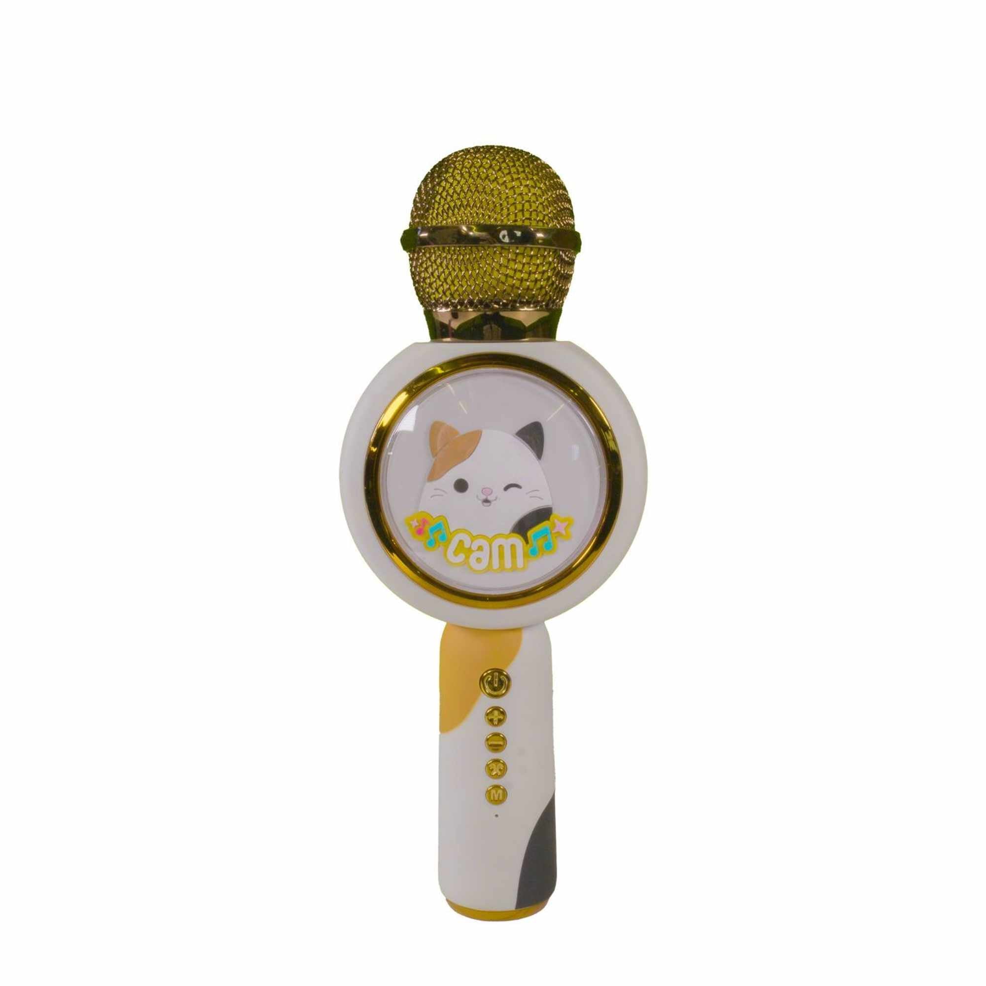 Lazerbuilt Squishmallows Cam the Cat Karaoke Microphone