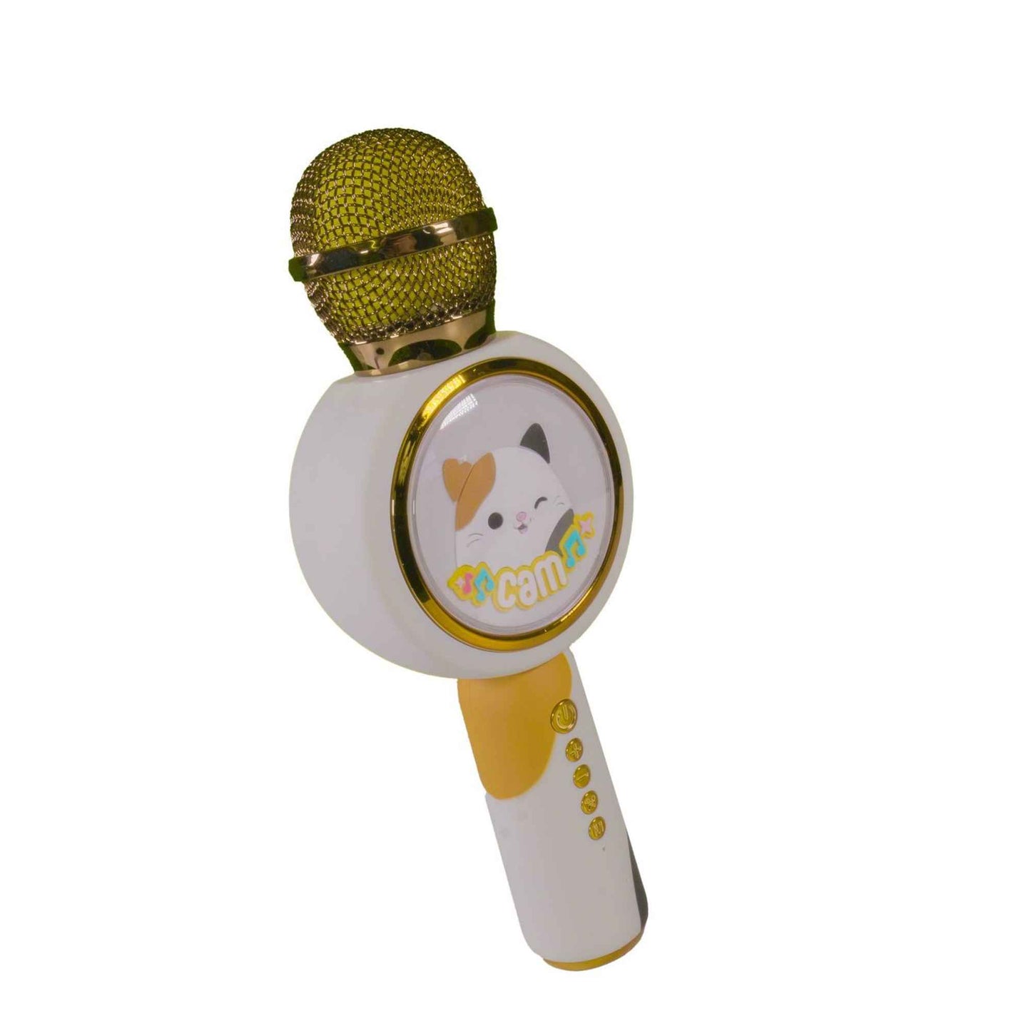 Lazerbuilt Squishmallows Cam the Cat Karaoke Microphone