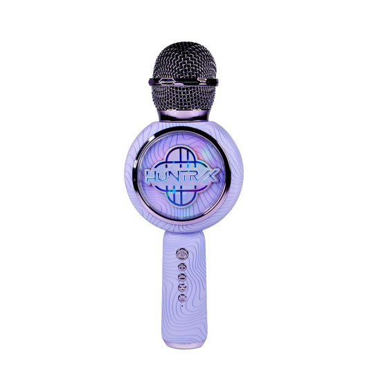OTL | KPop Demon Hunters Karaoke Microphone and Wireless Speaker with LED Lights Purple