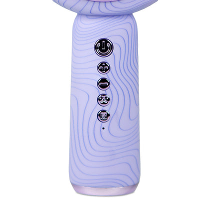 OTL | KPop Demon Hunters Karaoke Microphone and Wireless Speaker with LED Lights Purple