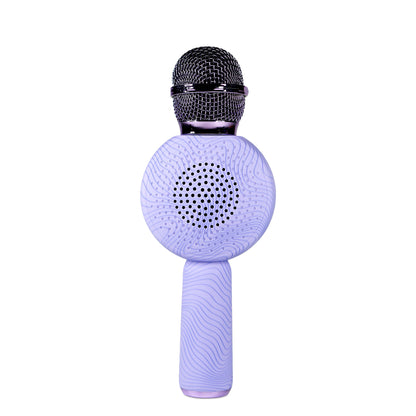 OTL | KPop Demon Hunters Karaoke Microphone and Wireless Speaker with LED Lights Purple