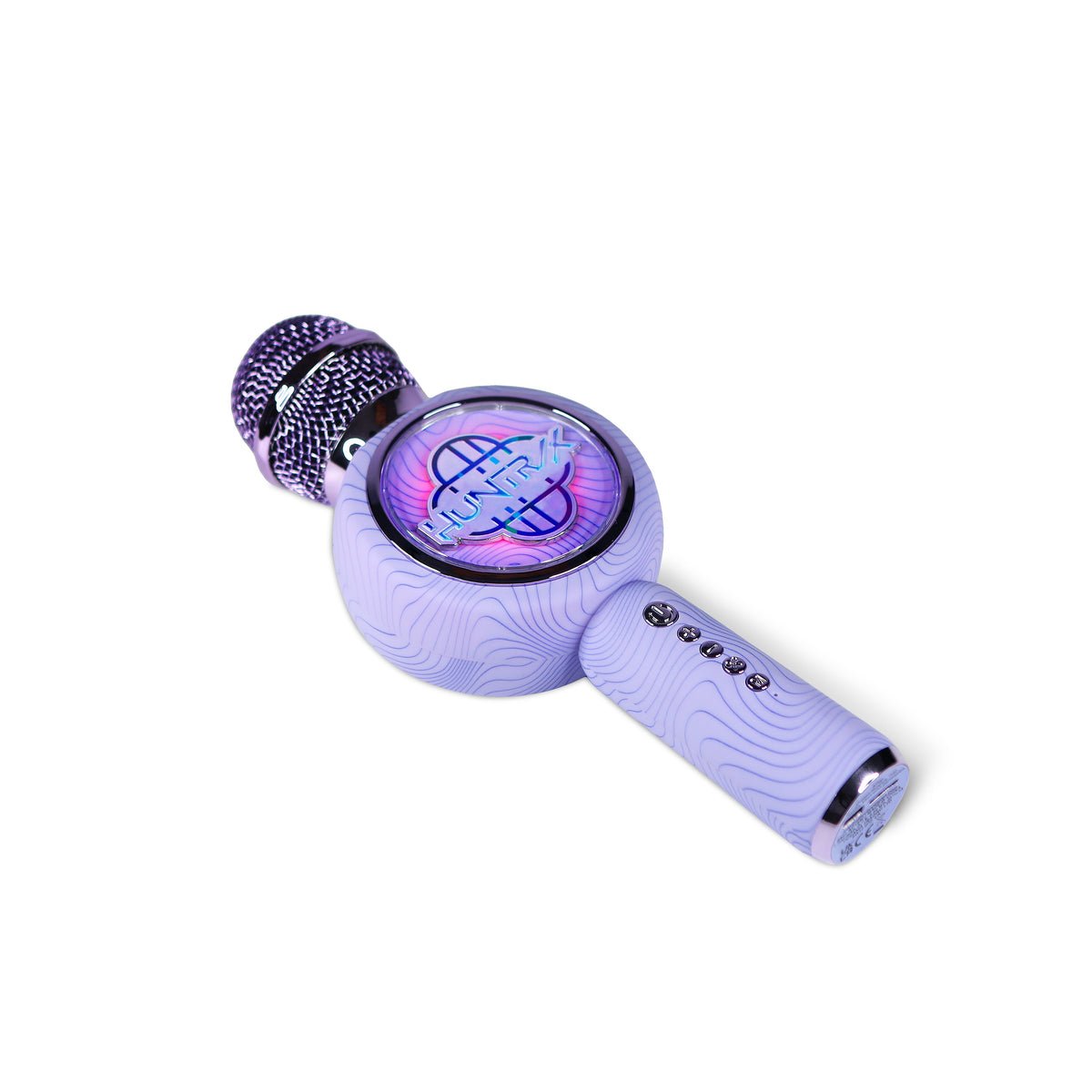 OTL | KPop Demon Hunters Karaoke Microphone and Wireless Speaker with LED Lights Purple