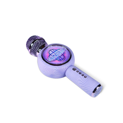 OTL | KPop Demon Hunters Karaoke Microphone and Wireless Speaker with LED Lights Purple