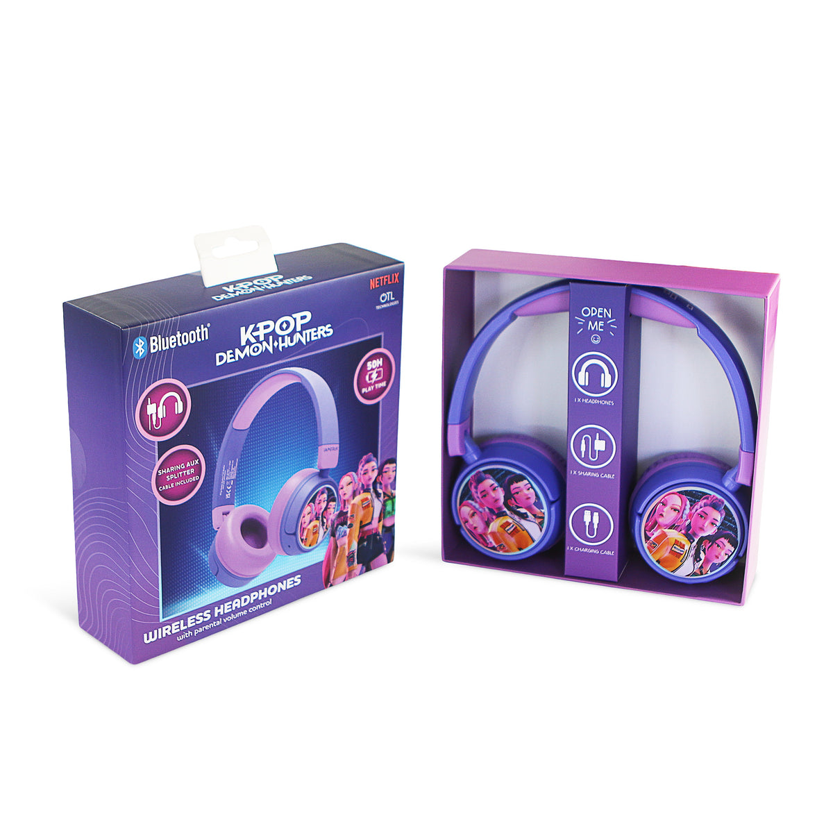 OTL | KPop Demon Hunters Huntr/X Wireless Kids Headphones