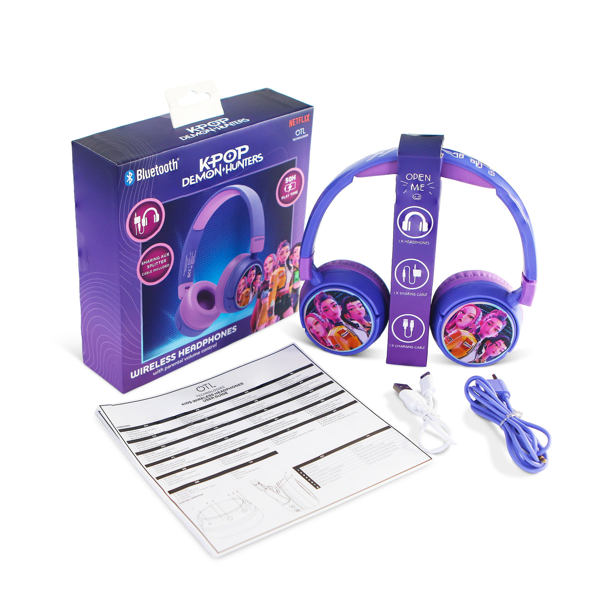 OTL | KPop Demon Hunters Huntr/X Wireless Kids Headphones