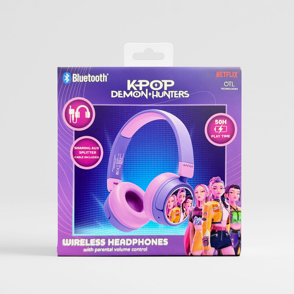 OTL | KPop Demon Hunters Huntr/X Wireless Kids Headphones