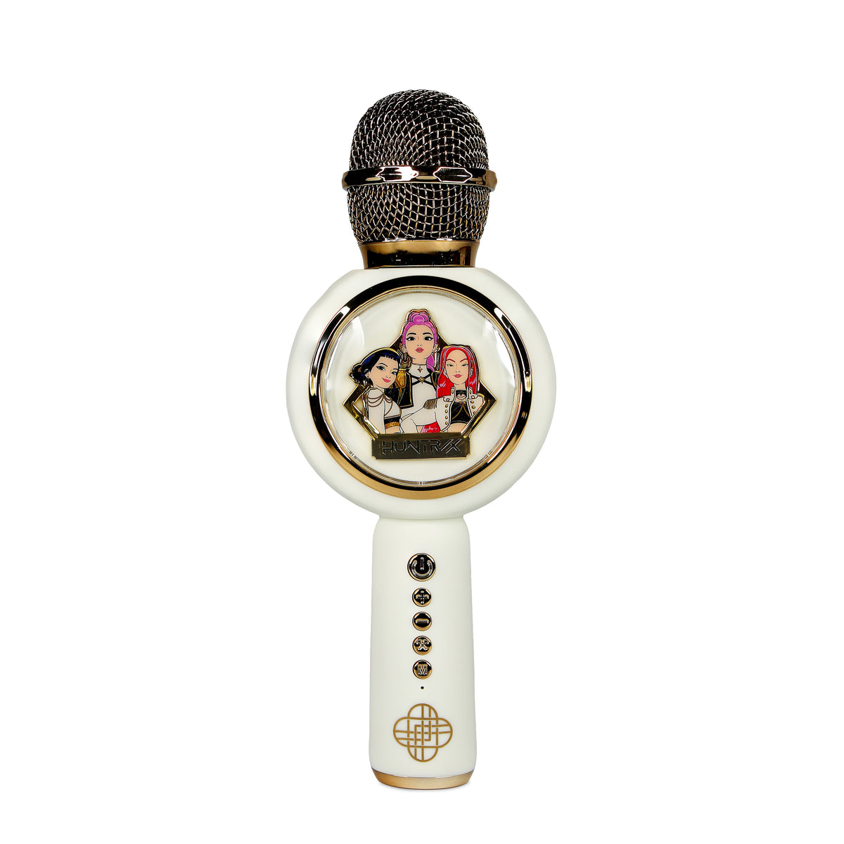 OTL | KPop Demon Hunters Huntr/x Golden Karaoke Microphone and Wireless Speaker with LED Lights Cream