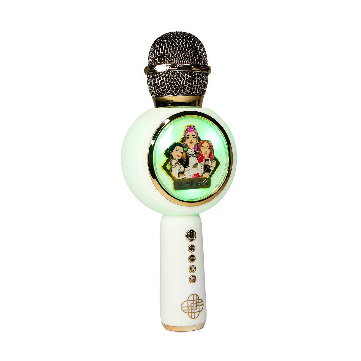 OTL | KPop Demon Hunters Huntr/x Golden Karaoke Microphone and Wireless Speaker with LED Lights Cream