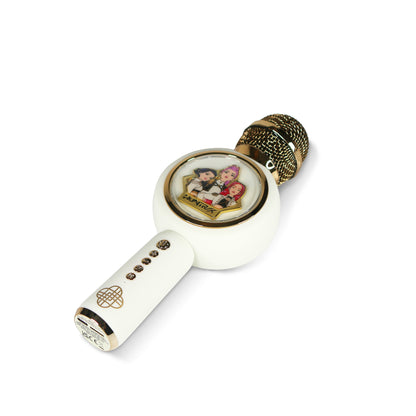 OTL | KPop Demon Hunters Huntr/x Golden Karaoke Microphone and Wireless Speaker with LED Lights Cream