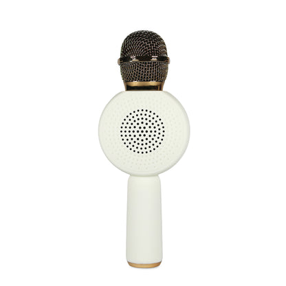 OTL | KPop Demon Hunters Huntr/x Golden Karaoke Microphone and Wireless Speaker with LED Lights Cream