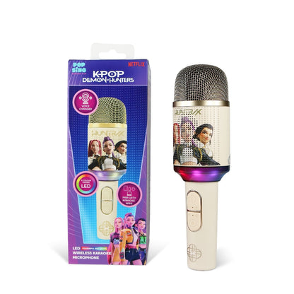 OTL | PopSing KP9 LED Karaoke Microphone KPop Demon Hunters Huntr/x Golden