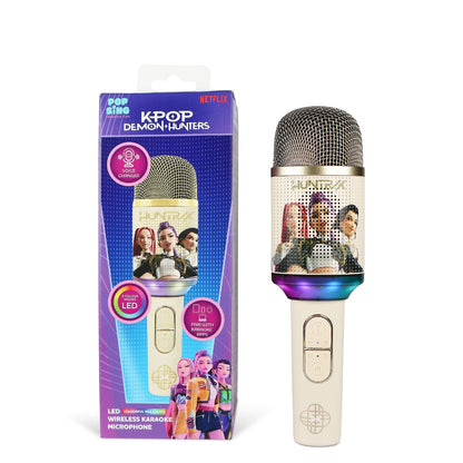 OTL | PopSing KP9 LED Karaoke Microphone KPop Demon Hunters Huntr/x Golden