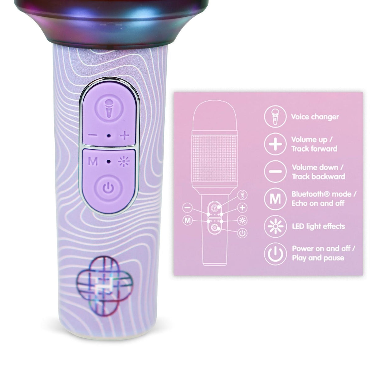 OTL | PopSing KP9 LED Karaoke Microphone KPop Demon Hunters Huntr/x Finale