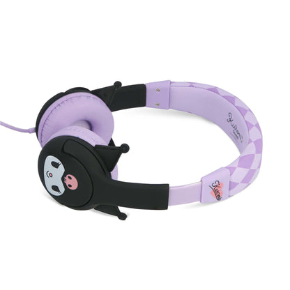 OTL Kuromi Moulded Ears Kids Wired Headphones