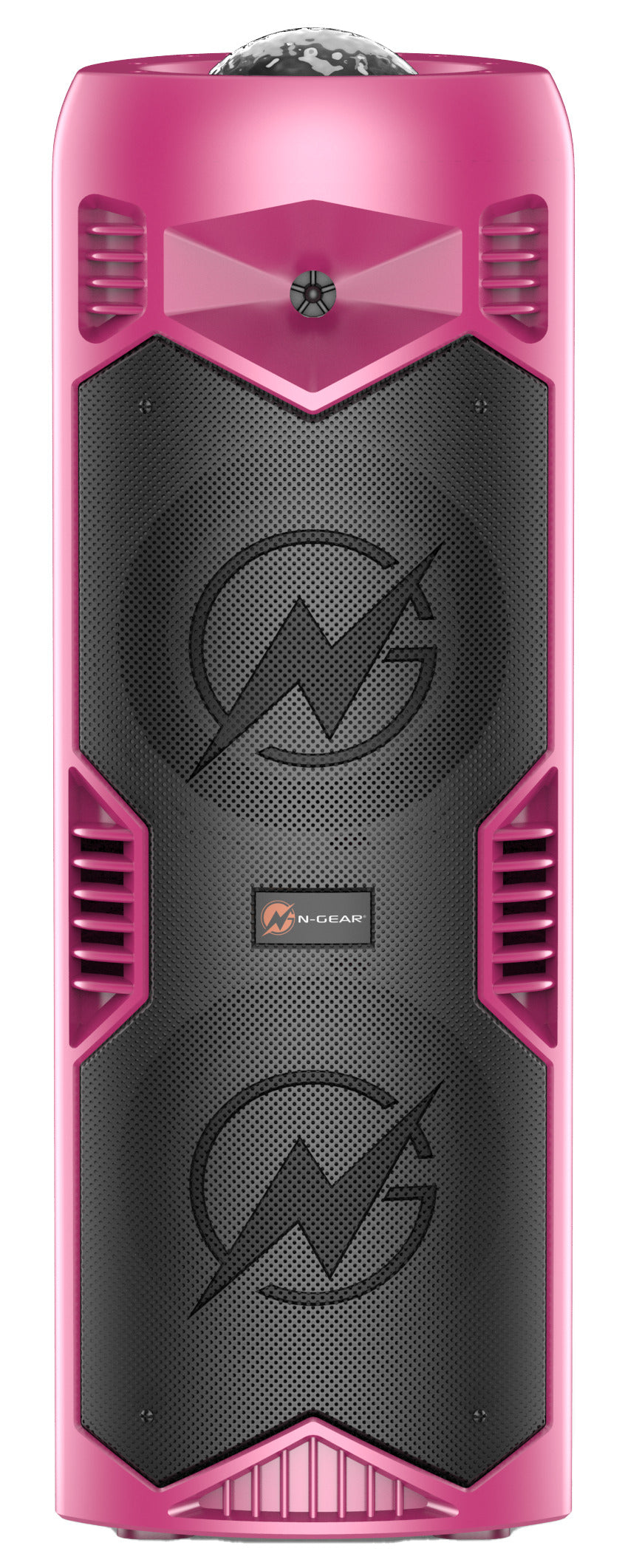 N-Gear | LGP5150 Bluetooth Speaker Karaoke Set Party Box with Microphone Barbie Pink